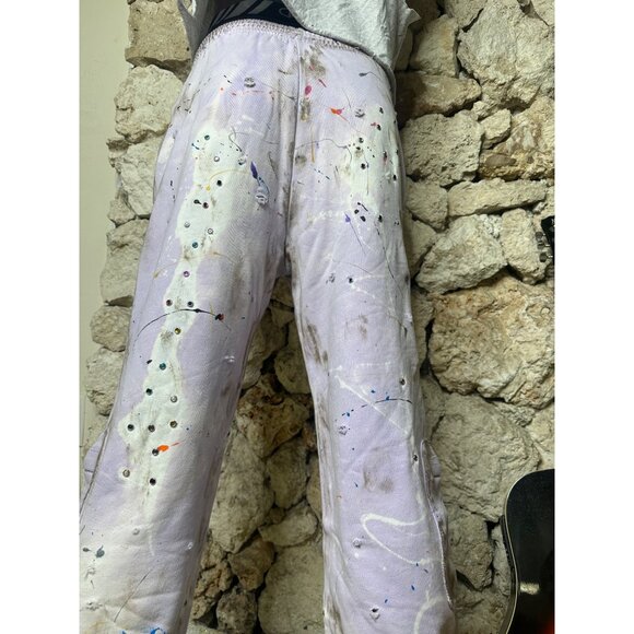 DRO Lab LTD Custom 1/1 ART x  Maison Margiela MM6 Jogger Pants - Picture 14 of 14